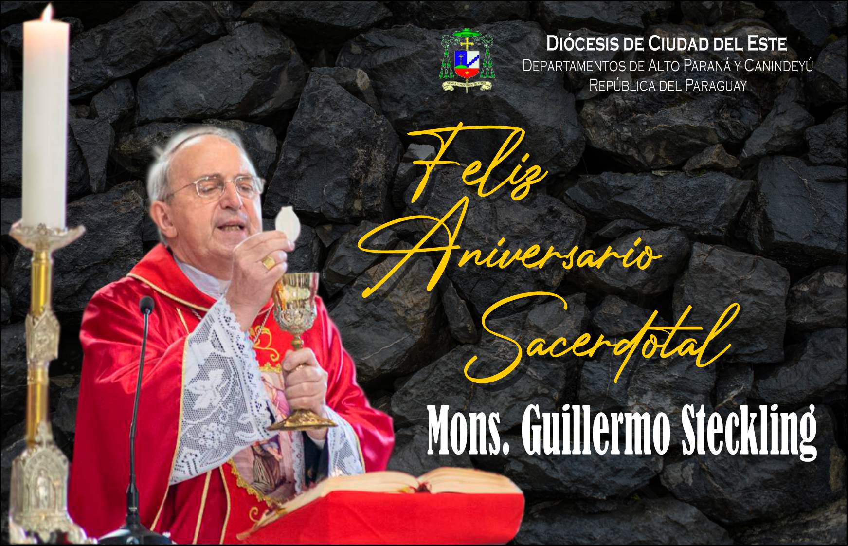 Mons Guillermo Cumple A Os De Ordenaci N Sacerdotal Di Cesis De