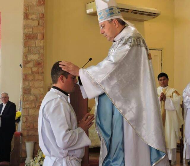 Ordenación diaconal en la parroquia de Curuguaty