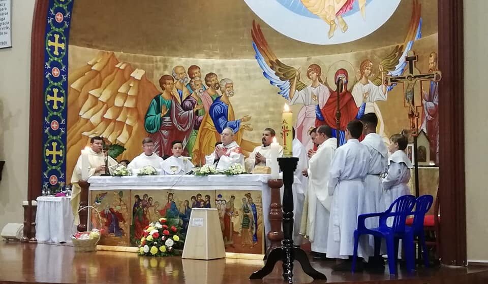 Mons. Steckling celebró Misa en honor a Santa Rita de Casia