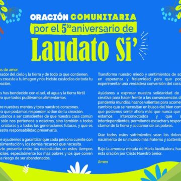 Papa invita a la celebración de la Semana Laudato Si`