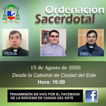El sábado habrá ordenación sacerdotal