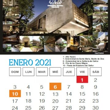 Calendario oficial de la Conferencia Episcopal Paraguaya 2021