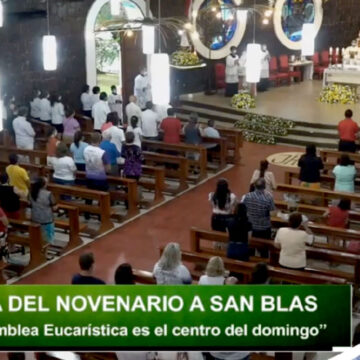 Resumen: Quinto día del novenario a San Blas