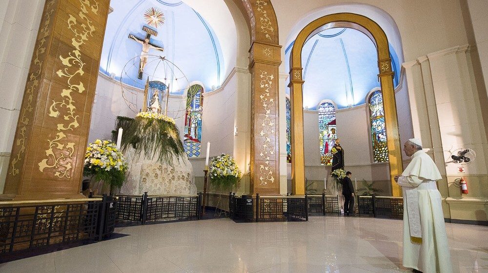 Basílica de Nuestra Señora de Caacupé seleccionada para transmisión de rezo del Santo Rosario guiada por el Papa Francisco