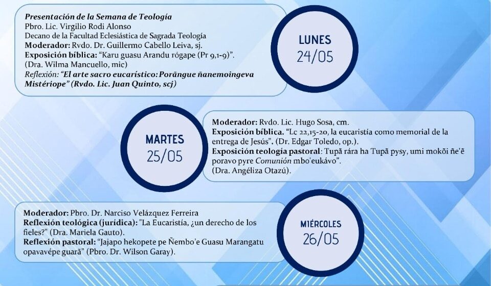 La Facultad Eclesiástica de Sagrada Teología invita a la «XXXVII Semana de Teología»