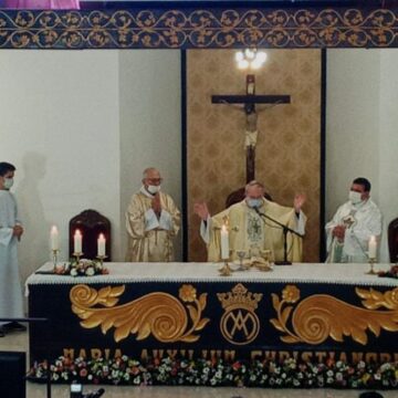 Misa en honor a María Auxiliadora en Minga Guazú