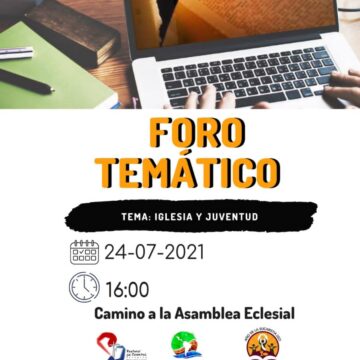 Pastoral de Juventud del Paraguay convoca a participar del foro temático “Iglesia y Juventud”