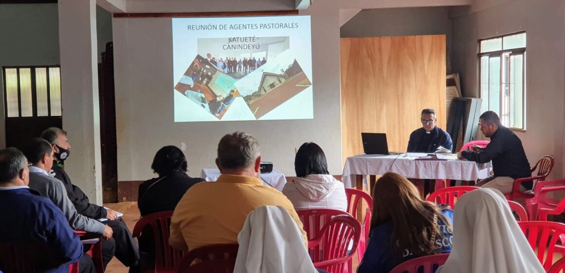 Reunión bimestral de agentes pastorales en katueté