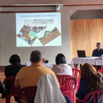 Reunión bimestral de agentes pastorales en katueté