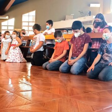 Misa de niños en la Parroquia Espíritu Santo