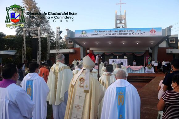 Minga Guazú: Inicio del novenario de María Auxiliadora