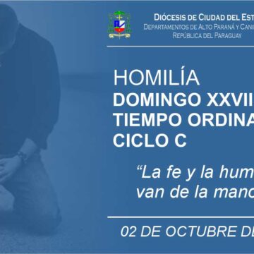 Homilía:  Vigésimo Séptimo Domingo Ordinario, Ciclo C