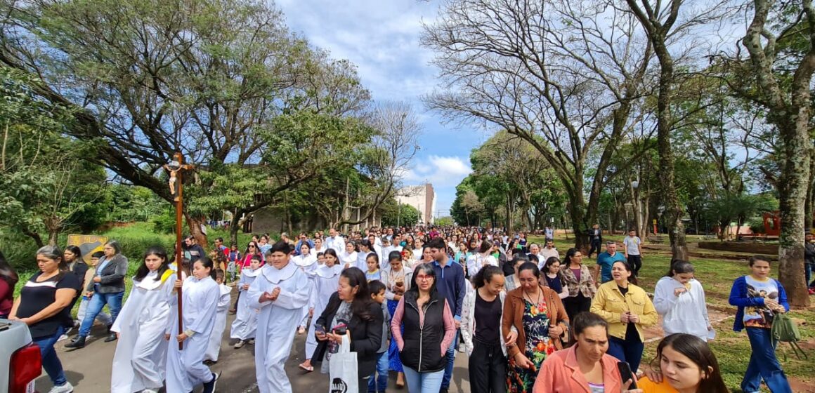 Fiesta patronal en Salto del Guairá