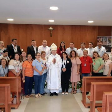 Obispo presente en la Capilla “María Auxiliadora” de Itaipú