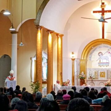 Fiesta patronal en la Parroquia Sagrados Corazones de Jesús y de María