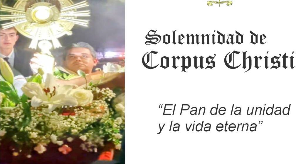 SOLEMNIDAD DEL CORPUS CHRISTI