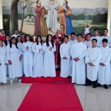 Mons. Guillermo visita la Parroquia Corpus Christi