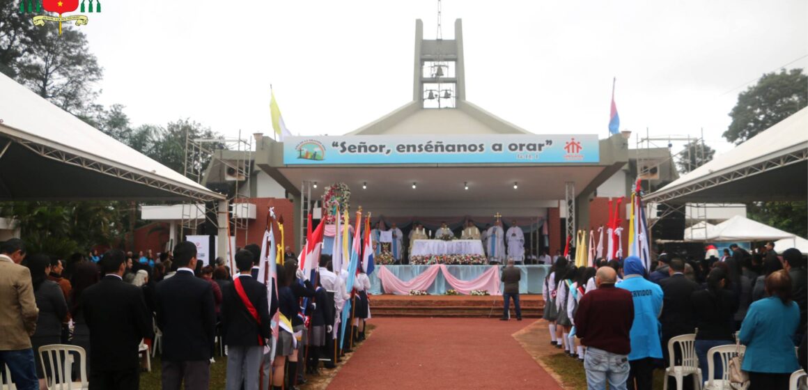 Fiesta Patronal en la Parroquia María Auxiliadora de Minga Guazú y el recibimiento de la pandorga latinoamericana