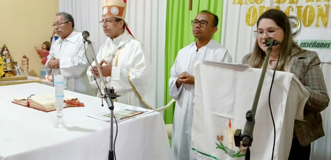 Obispo celebró el día de Santo Domingo en Mallorquín