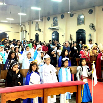 Niños celebraron el Día de todos los Santos