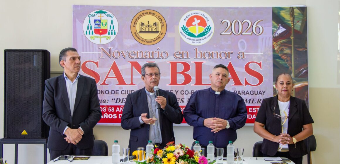 Lanzamiento del novenario de San Blas