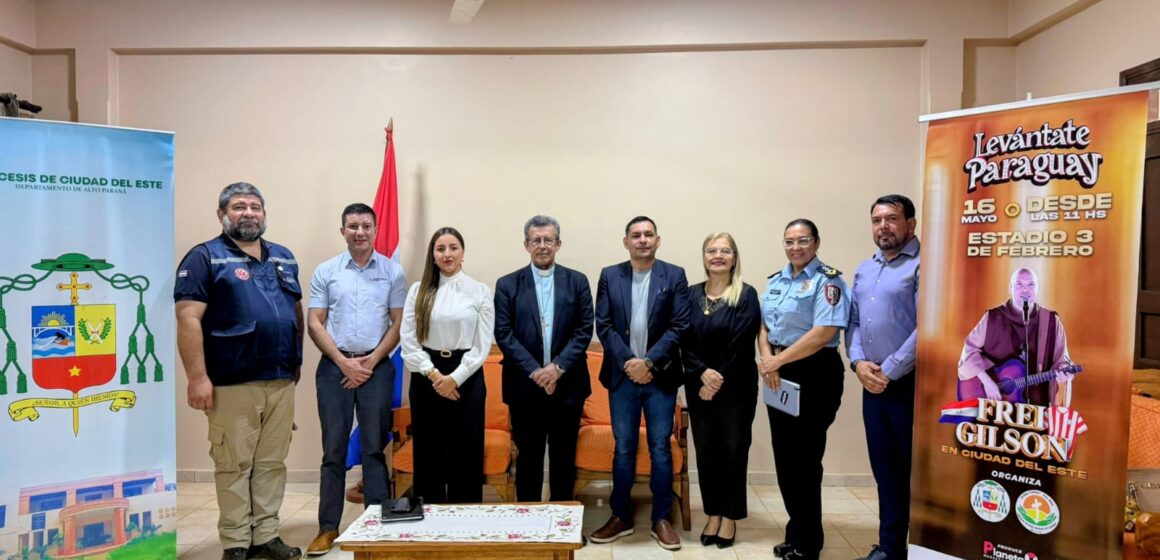 Reunión interinstitucional para el gran encuentro de fe «Levántate Paraguay» con Frey Gilson