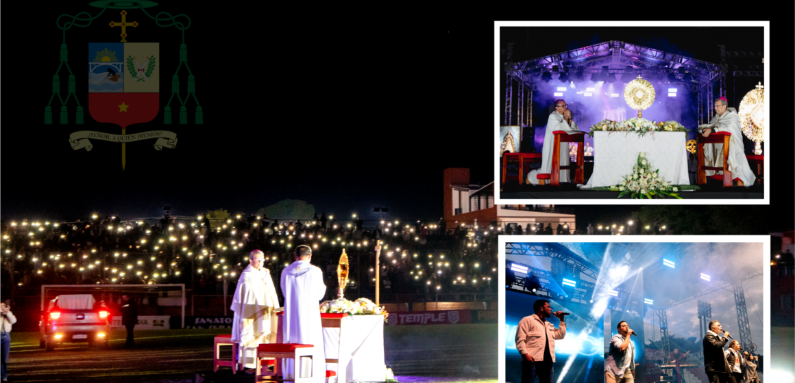 portada Miles de fieles elevan su voz al cielo en una noche de adoración y música en Mallorquín